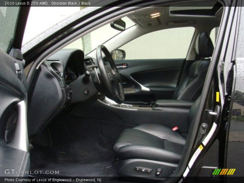 Obsidian Black / Black 2010 Lexus IS 250 AWD
