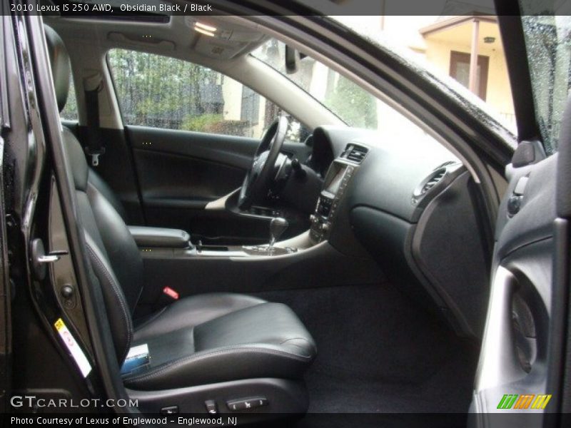 Obsidian Black / Black 2010 Lexus IS 250 AWD