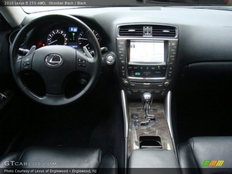 Obsidian Black / Black 2010 Lexus IS 250 AWD