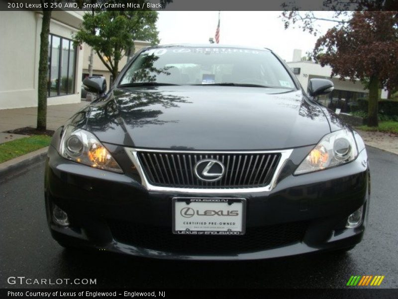 Smoky Granite Mica / Black 2010 Lexus IS 250 AWD
