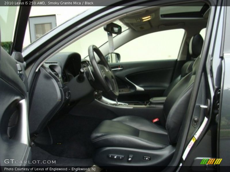 Smoky Granite Mica / Black 2010 Lexus IS 250 AWD