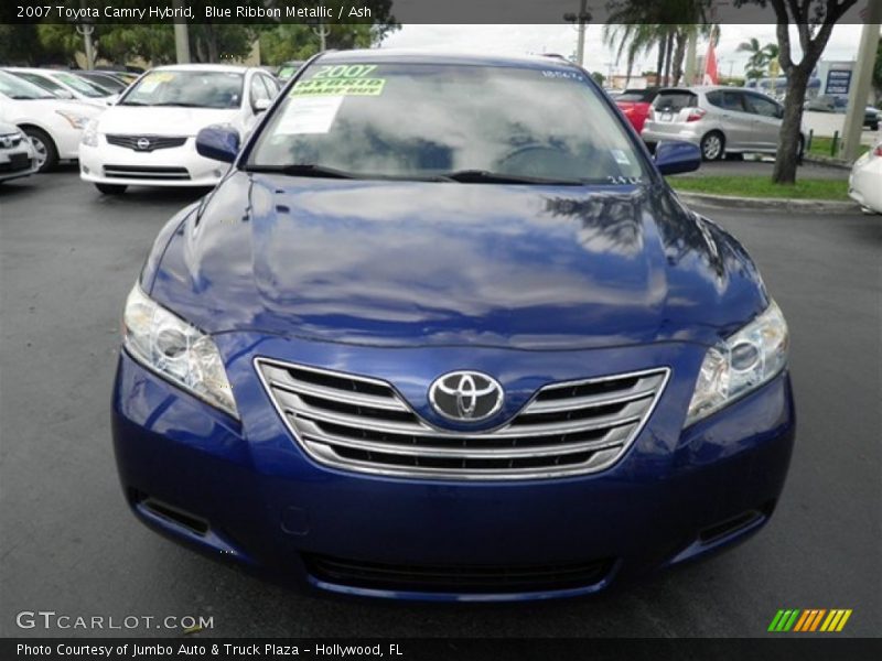 Blue Ribbon Metallic / Ash 2007 Toyota Camry Hybrid