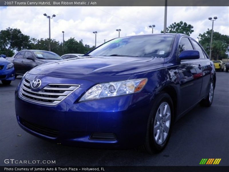 Blue Ribbon Metallic / Ash 2007 Toyota Camry Hybrid