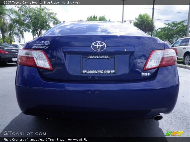 Blue Ribbon Metallic / Ash 2007 Toyota Camry Hybrid
