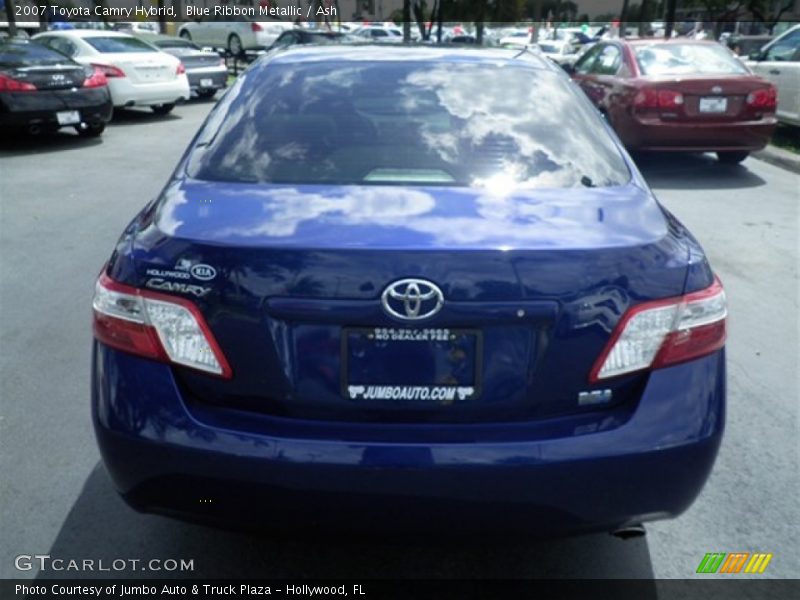 Blue Ribbon Metallic / Ash 2007 Toyota Camry Hybrid