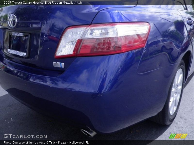 Blue Ribbon Metallic / Ash 2007 Toyota Camry Hybrid