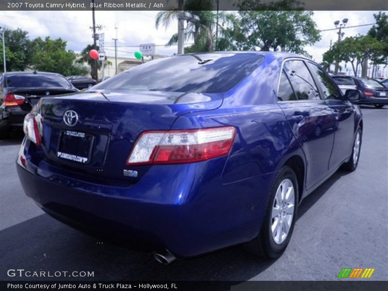 Blue Ribbon Metallic / Ash 2007 Toyota Camry Hybrid