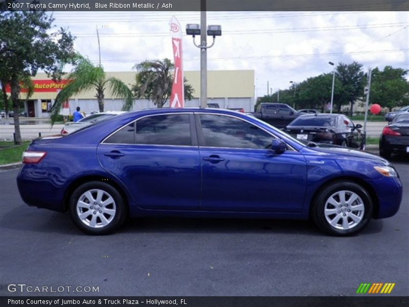 Blue Ribbon Metallic / Ash 2007 Toyota Camry Hybrid