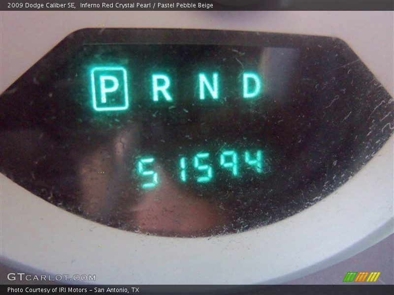 Inferno Red Crystal Pearl / Pastel Pebble Beige 2009 Dodge Caliber SE