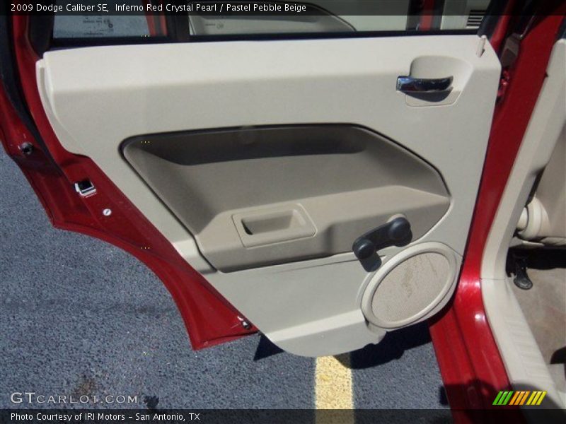 Inferno Red Crystal Pearl / Pastel Pebble Beige 2009 Dodge Caliber SE