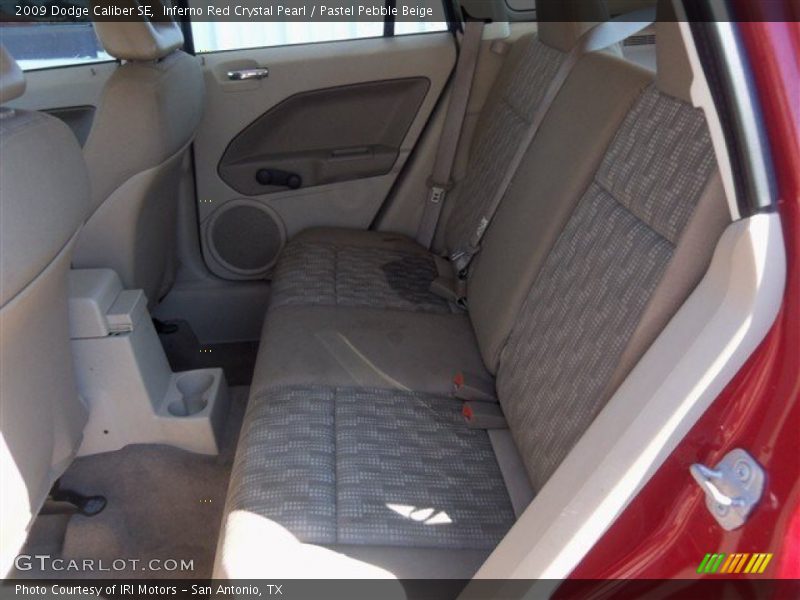 Inferno Red Crystal Pearl / Pastel Pebble Beige 2009 Dodge Caliber SE