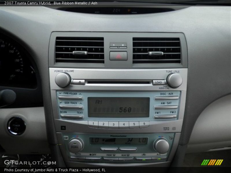 Blue Ribbon Metallic / Ash 2007 Toyota Camry Hybrid