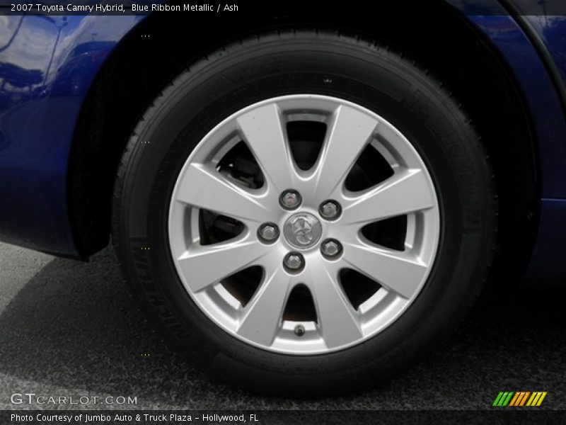 Blue Ribbon Metallic / Ash 2007 Toyota Camry Hybrid