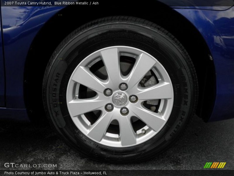 Blue Ribbon Metallic / Ash 2007 Toyota Camry Hybrid