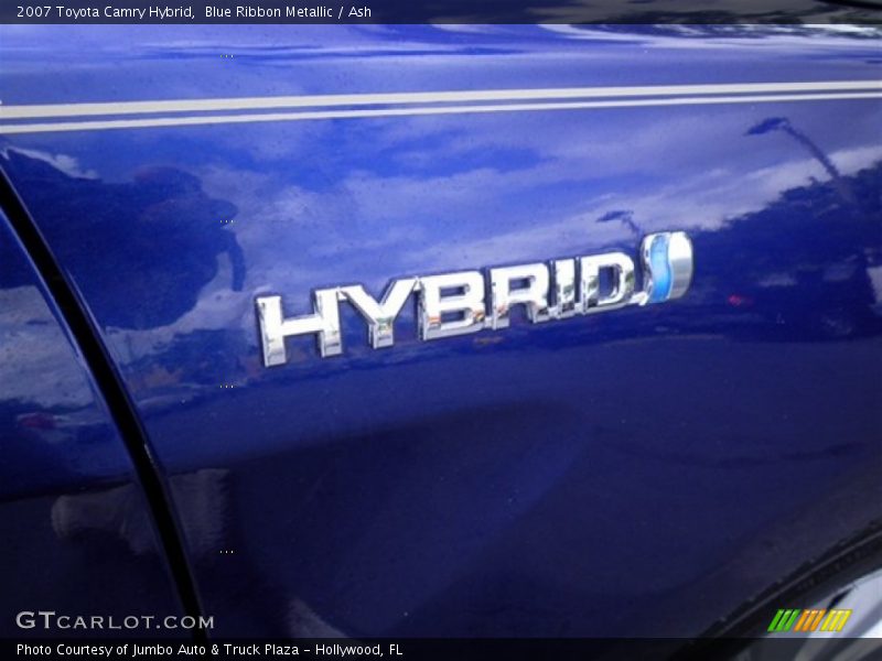 Blue Ribbon Metallic / Ash 2007 Toyota Camry Hybrid