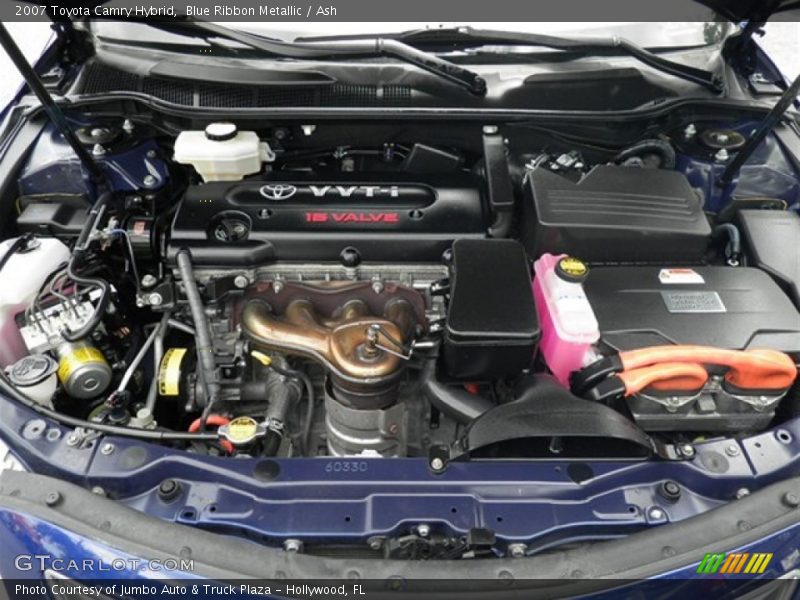Blue Ribbon Metallic / Ash 2007 Toyota Camry Hybrid