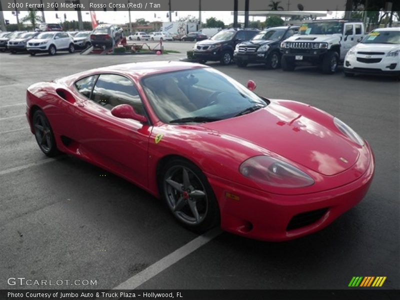 Rosso Corsa (Red) / Tan 2000 Ferrari 360 Modena