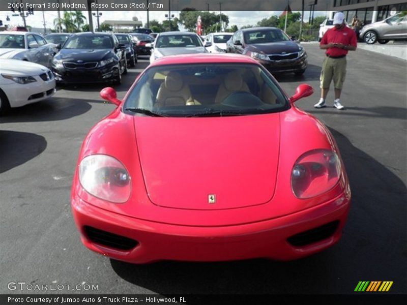 Rosso Corsa (Red) / Tan 2000 Ferrari 360 Modena