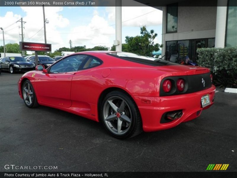 Rosso Corsa (Red) / Tan 2000 Ferrari 360 Modena