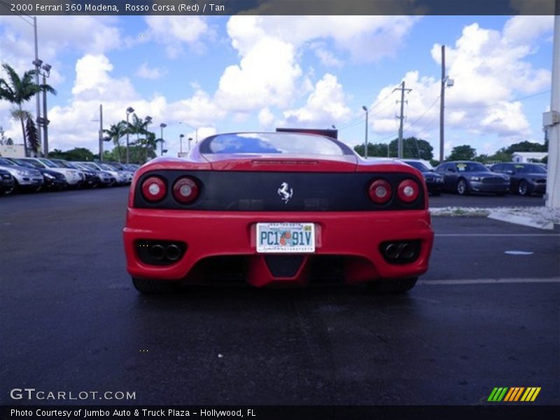 Rosso Corsa (Red) / Tan 2000 Ferrari 360 Modena