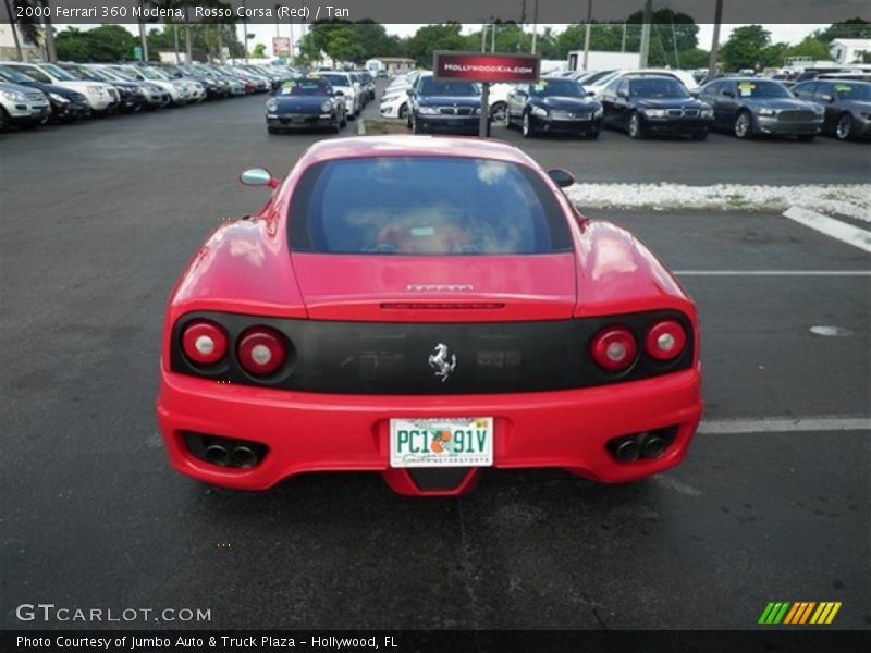 Rosso Corsa (Red) / Tan 2000 Ferrari 360 Modena