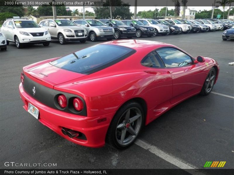 Rosso Corsa (Red) / Tan 2000 Ferrari 360 Modena