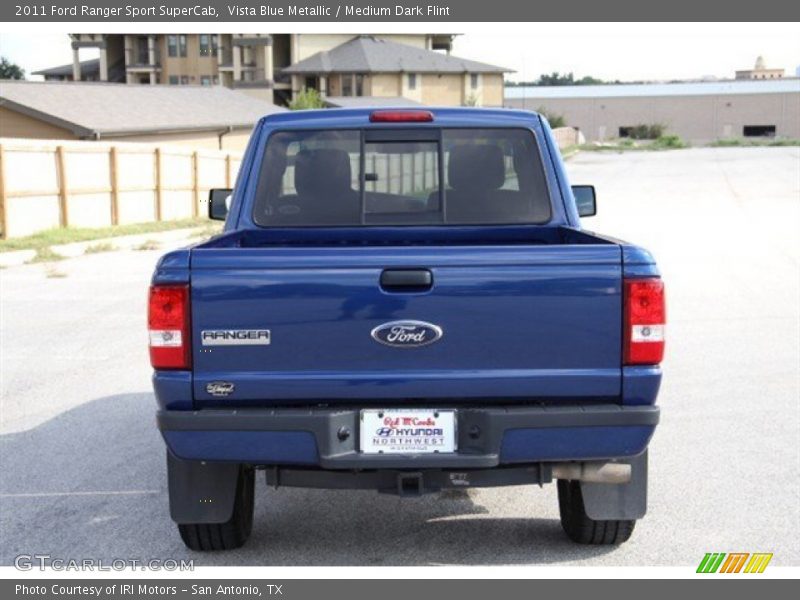 Vista Blue Metallic / Medium Dark Flint 2011 Ford Ranger Sport SuperCab