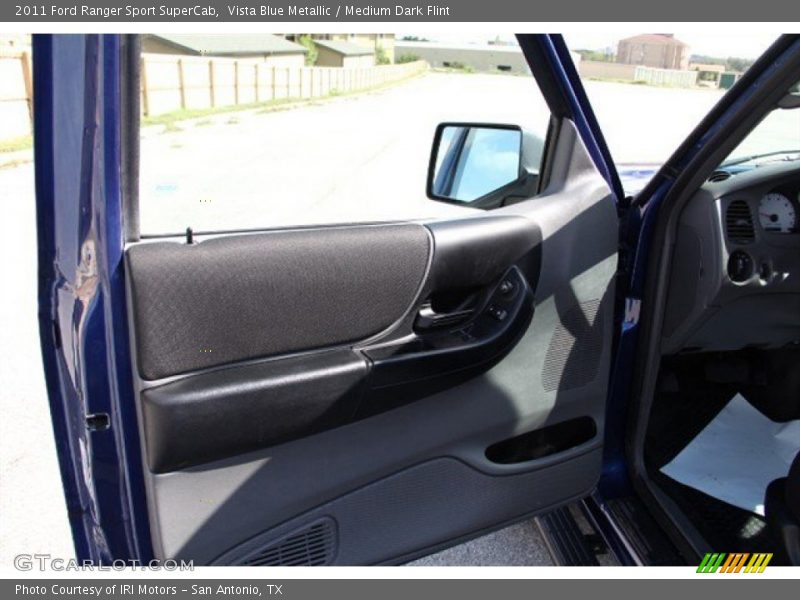 Vista Blue Metallic / Medium Dark Flint 2011 Ford Ranger Sport SuperCab
