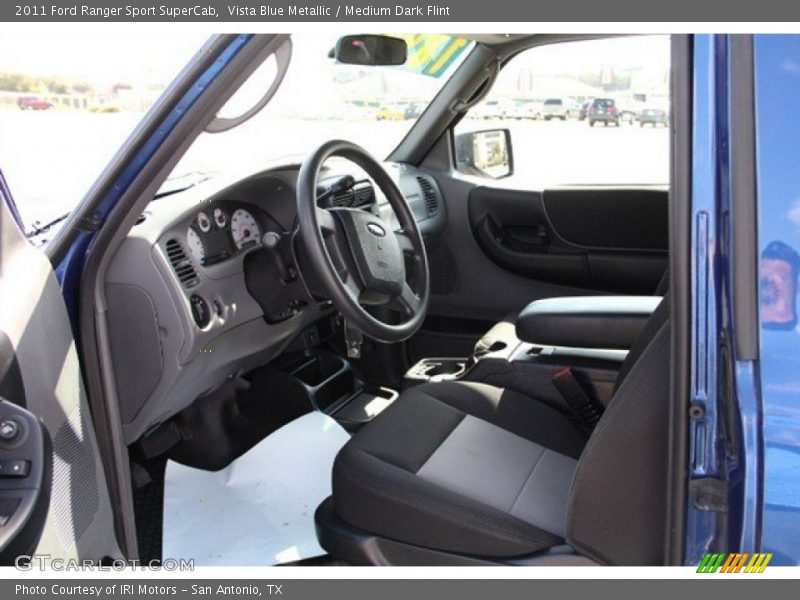 Vista Blue Metallic / Medium Dark Flint 2011 Ford Ranger Sport SuperCab