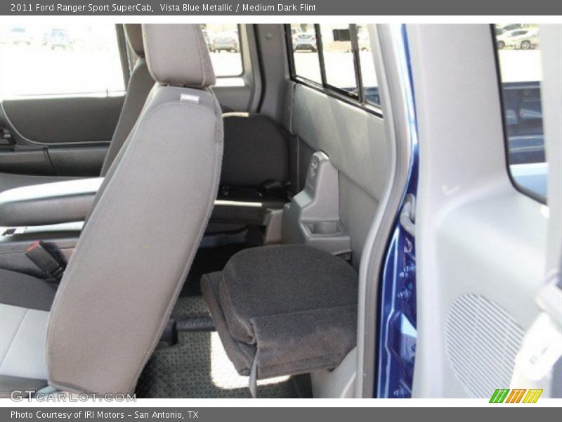 Vista Blue Metallic / Medium Dark Flint 2011 Ford Ranger Sport SuperCab