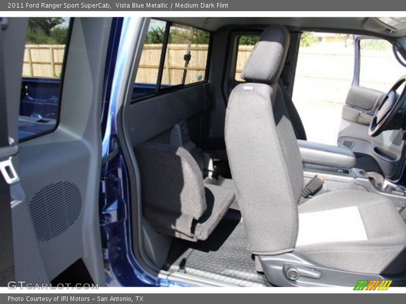 Vista Blue Metallic / Medium Dark Flint 2011 Ford Ranger Sport SuperCab