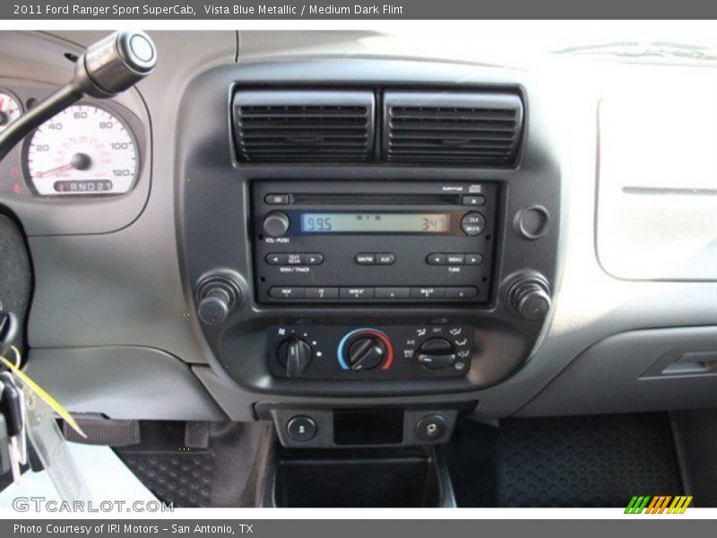 Controls of 2011 Ranger Sport SuperCab