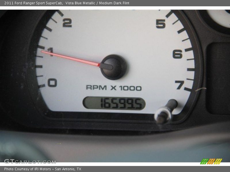 Vista Blue Metallic / Medium Dark Flint 2011 Ford Ranger Sport SuperCab