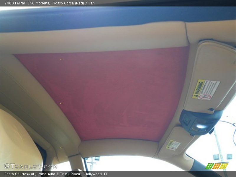 Rosso Corsa (Red) / Tan 2000 Ferrari 360 Modena
