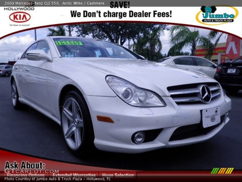 Arctic White / Cashmere 2009 Mercedes-Benz CLS 550