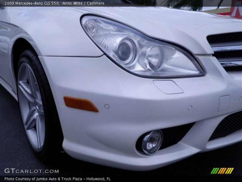 Arctic White / Cashmere 2009 Mercedes-Benz CLS 550