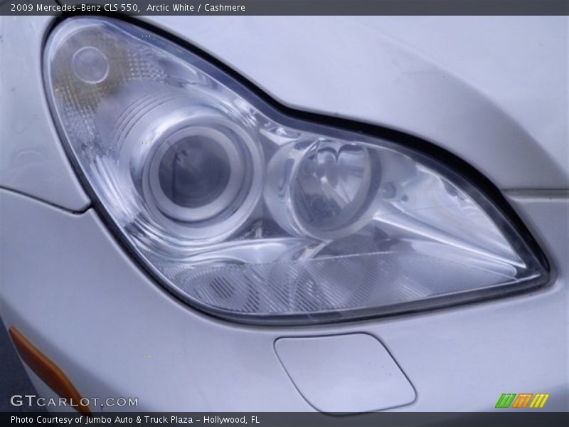 Arctic White / Cashmere 2009 Mercedes-Benz CLS 550