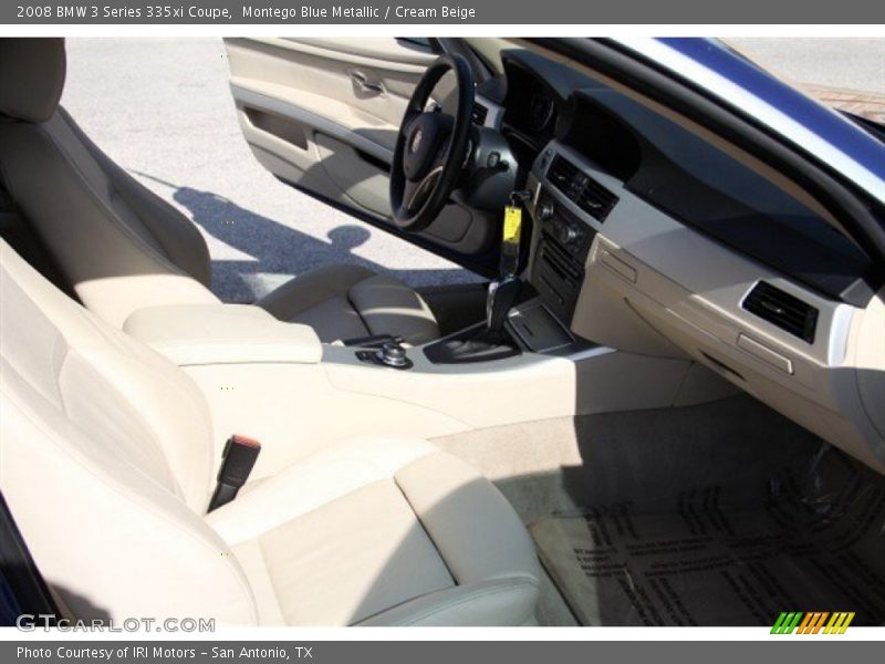 Montego Blue Metallic / Cream Beige 2008 BMW 3 Series 335xi Coupe