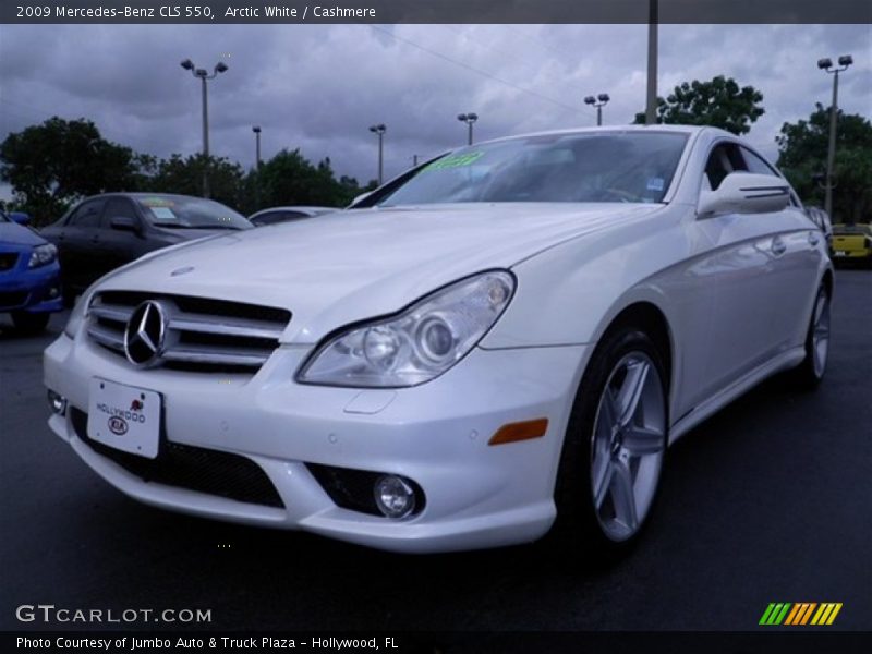 Arctic White / Cashmere 2009 Mercedes-Benz CLS 550