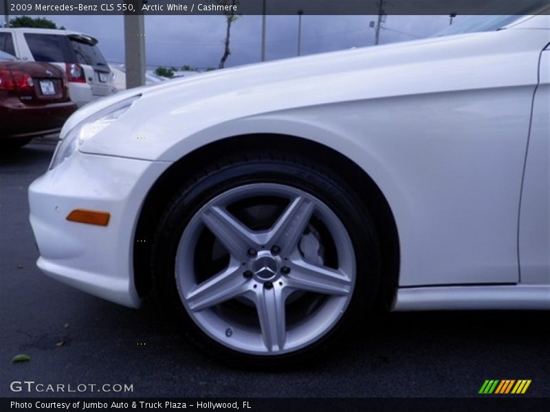 Arctic White / Cashmere 2009 Mercedes-Benz CLS 550