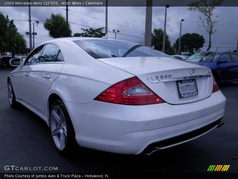 Arctic White / Cashmere 2009 Mercedes-Benz CLS 550