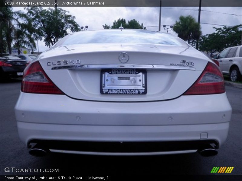 Arctic White / Cashmere 2009 Mercedes-Benz CLS 550