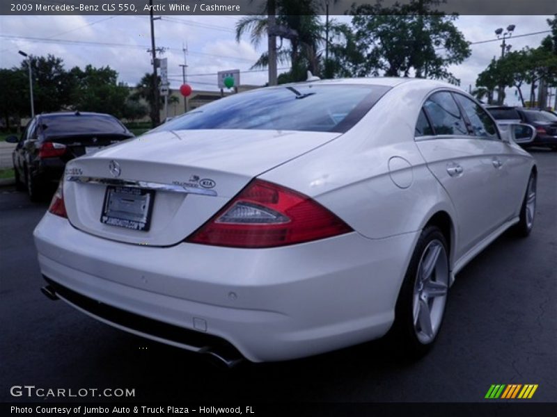 Arctic White / Cashmere 2009 Mercedes-Benz CLS 550