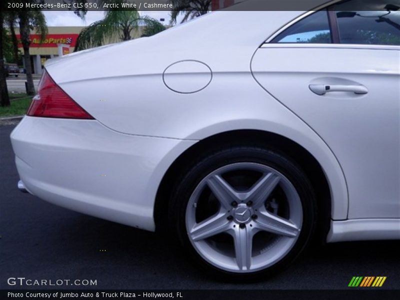 Arctic White / Cashmere 2009 Mercedes-Benz CLS 550