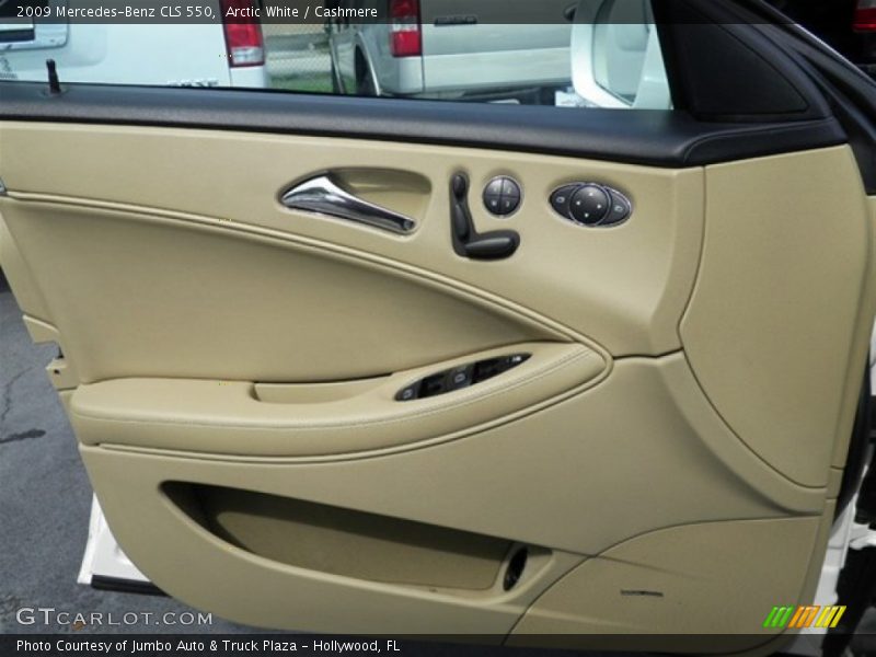 Arctic White / Cashmere 2009 Mercedes-Benz CLS 550
