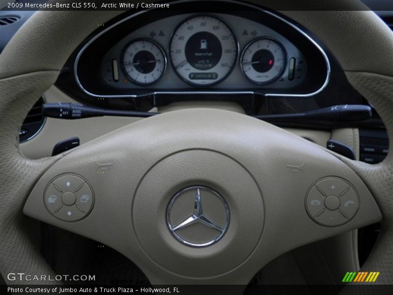Arctic White / Cashmere 2009 Mercedes-Benz CLS 550