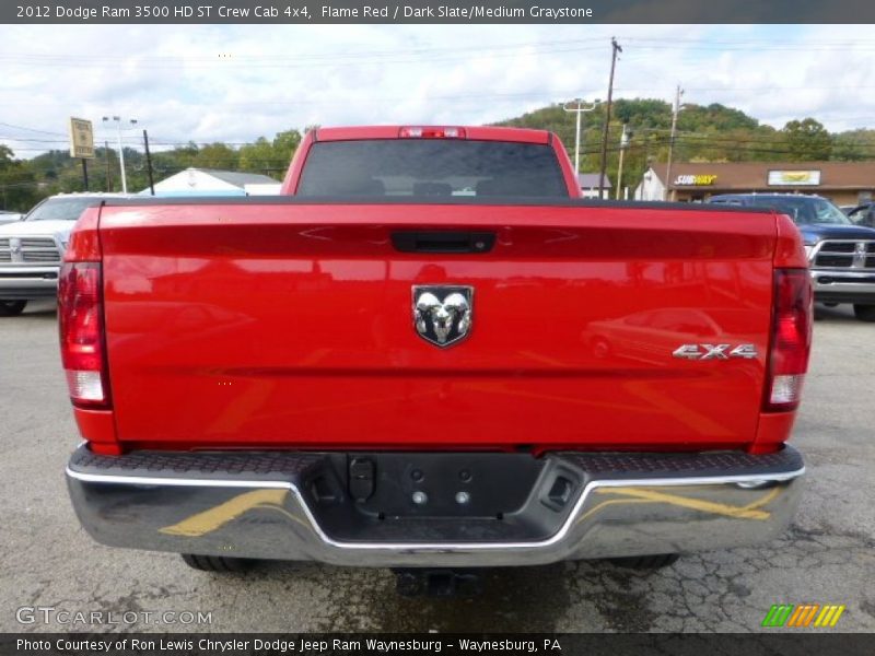 Flame Red / Dark Slate/Medium Graystone 2012 Dodge Ram 3500 HD ST Crew Cab 4x4
