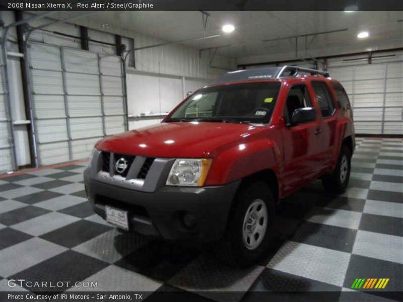 Red Alert / Steel/Graphite 2008 Nissan Xterra X