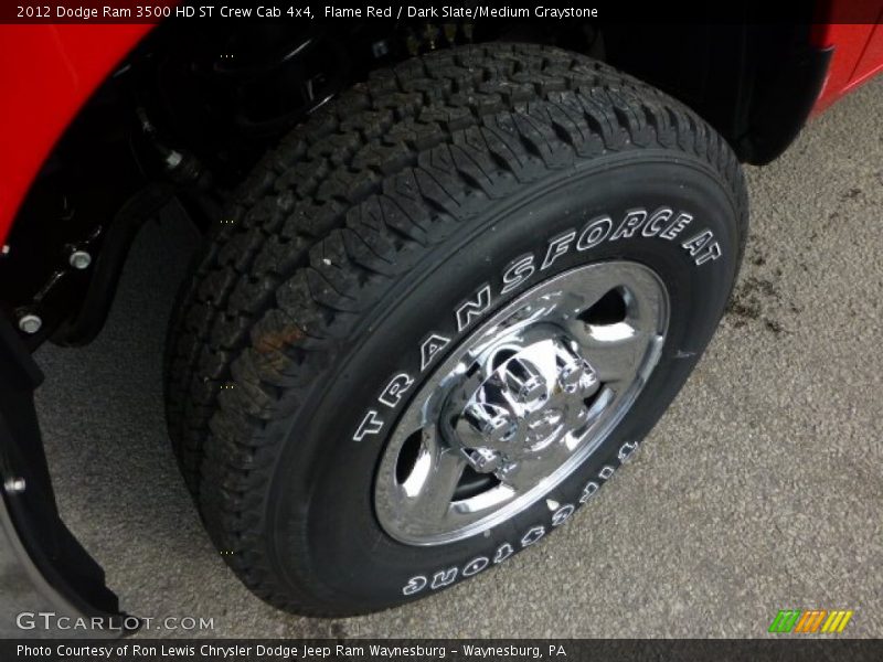 Flame Red / Dark Slate/Medium Graystone 2012 Dodge Ram 3500 HD ST Crew Cab 4x4