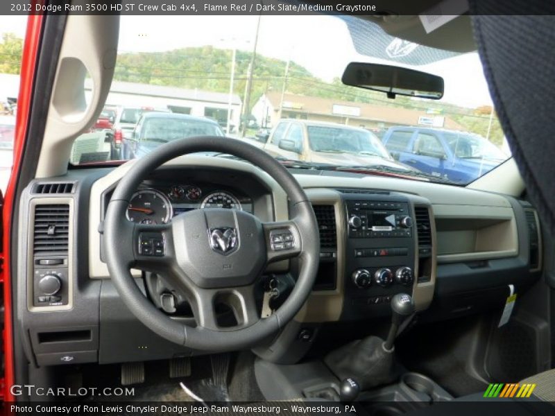 Flame Red / Dark Slate/Medium Graystone 2012 Dodge Ram 3500 HD ST Crew Cab 4x4